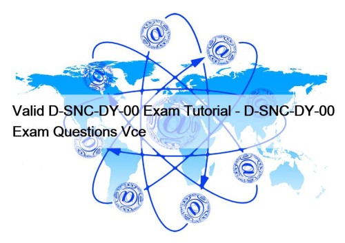 Valid D-SNC-DY-00 Exam Tutorial - D-SNC-DY-00 Exam Questions ...